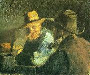 Michael Ancher fiskerne soren thy og thomas svendsen oil painting artist